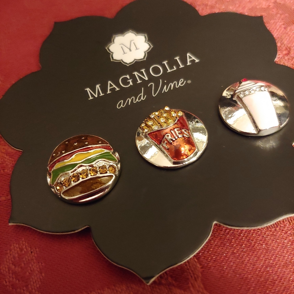 🍟Magnolia and Vine 🍔 18mm Snaps Fun Food - Picture 3 of 3